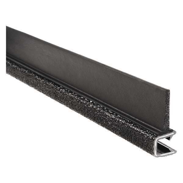 Trim Seal, EPDM, 25 ft Length, 1 5/8 in Overall Width, Style: Trim with a Top Flap