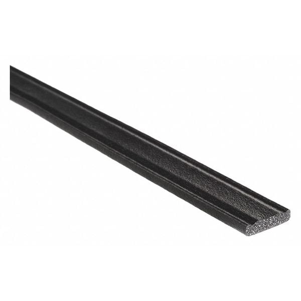 Crown Rectangle Rubber Seal, 100 ft. x 0.125"H x 0.50"W