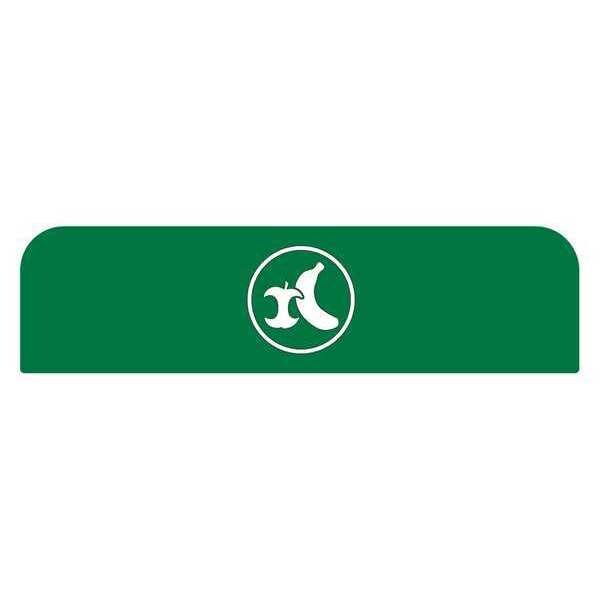 Recycle Label, 8-1/2"H x 1-25/32"W, Gr