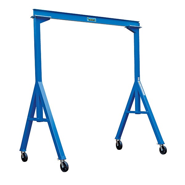 Fixed Gantry Crane, Steel, Blue, 2000 lb.