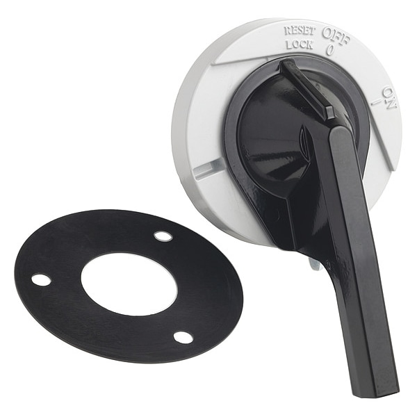 Circuit breaker accessory, handle assembly, rotary, 8 inch, NEMA 1/3R/12, for legacy circuit breakers, painted black