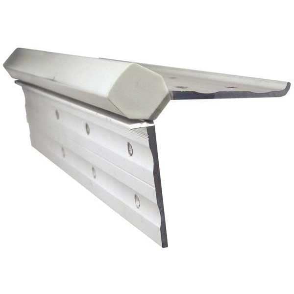 Piano Hinge, Bronze, Full Mortise Mounting, 1 3/4 in Leaf W x 95 in Leaf H, Clear Anodized