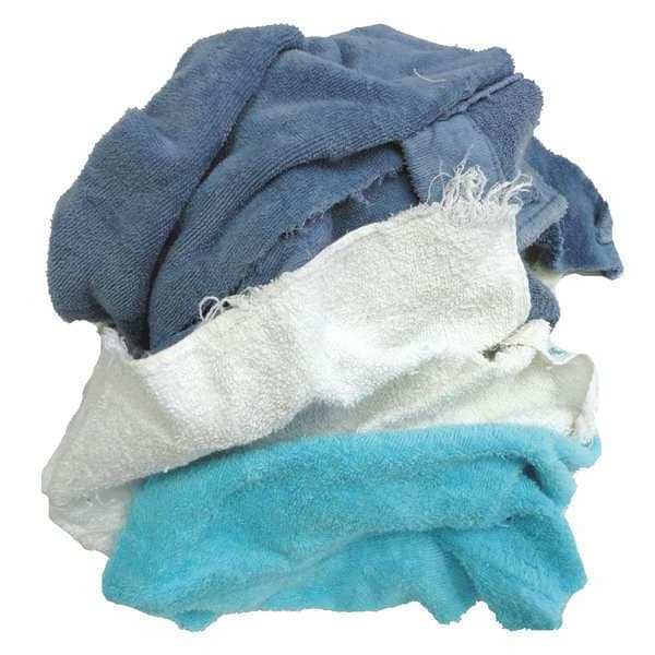 Colored Terry Cloth Rags, Pallet, 630 lb.