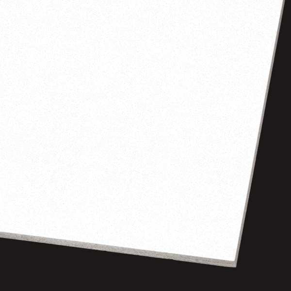 Ultima Ceiling Tile, 24 in W x 48 in L, Square Lay-In, 15/16 in Grid Size, 6 PK