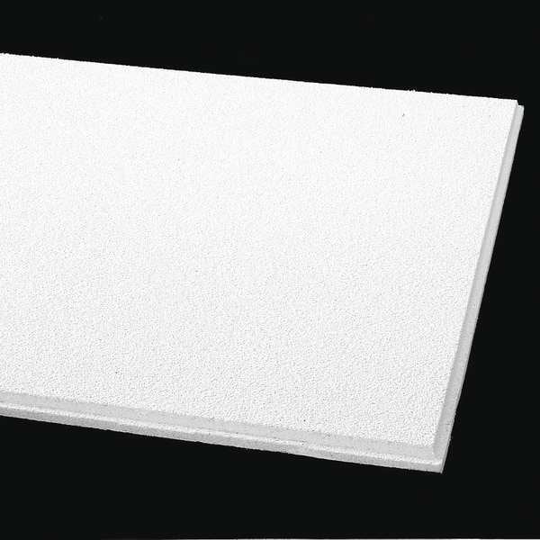 Dune Ceiling Tile, 24 in W x 48 in L, Beveled Tegular, 9/16 in Grid Size, 8 PK