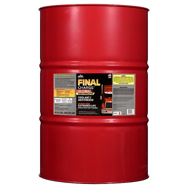 Antifreeze Coolant, 55 gal., 50/50