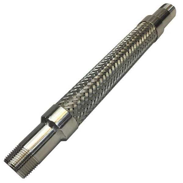 Flexible Metal Hose, 1 in. dia, 12 in. L