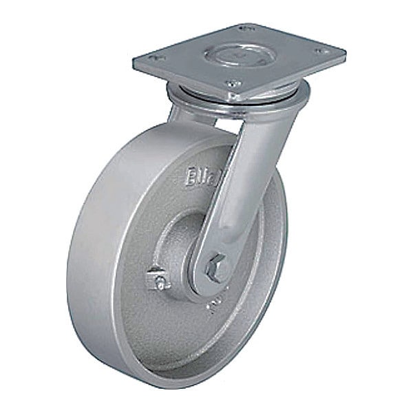 Plate Caster, 2425 lb. Ld Rating, Ball