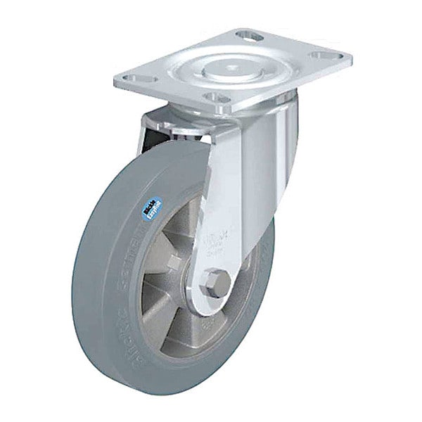 Plate Caster, 1100 lb. Ld Rating, Ball