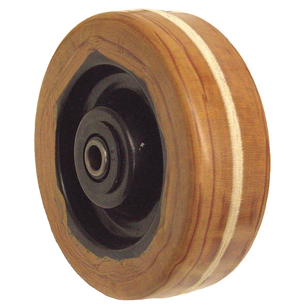 Caster Wheel, 6"dia, 1,200 lb, Tan