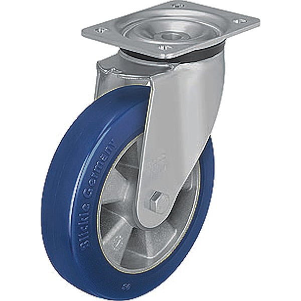 Plate Caster, 660 lb. Ld Rating, Ball
