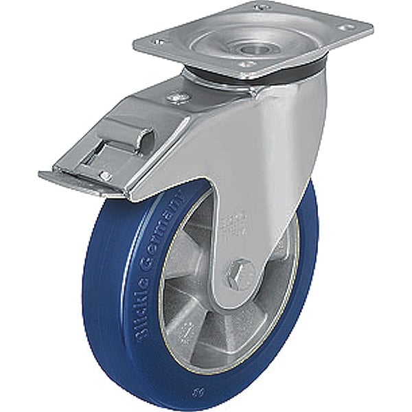 Plate Caster, 770 lb. Ld Rating, Ball