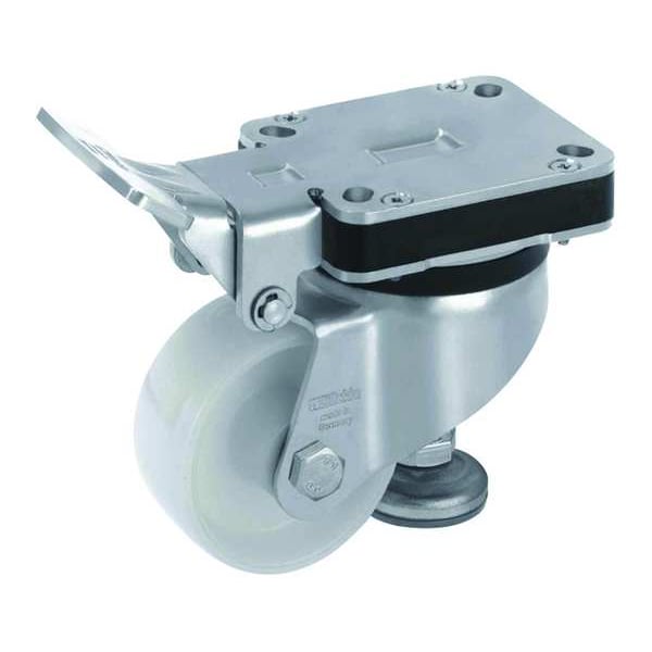 Leveling Caster, 440 lb. Load, Swivel
