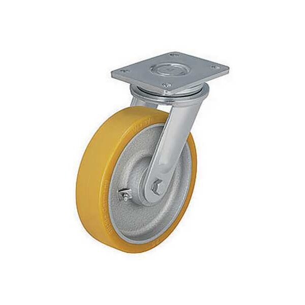 Plate Caster, 2645 lb. Ld Rating, Ball