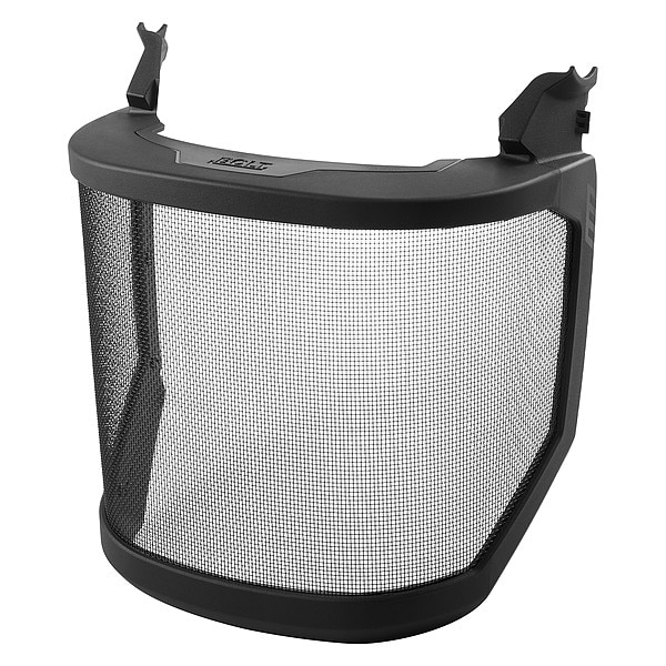 BOLT 10PK Mesh Shield Replacement (No-brim Helmet Only Mount), Gray Visor, Stainless Steel