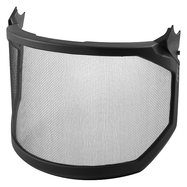 BOLT 10PK Mesh Shield Replacement (Helmet & Hard Hat Mount), Gray Visor, Stainless Steel