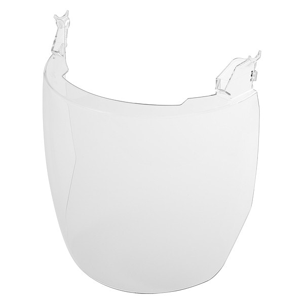 BOLT 10PK Clear Face Shield Replacement Lenses (No-brim Helmet Only Mount), Clear Visor, Clear