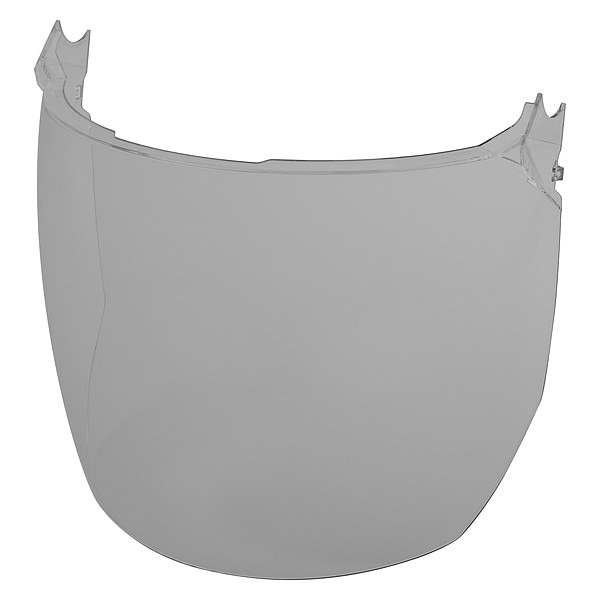 BOLT 10PK Gray Face Shield Replacement Lenses (Helmet & Hard Hat Mount), Gray Visor, Gray