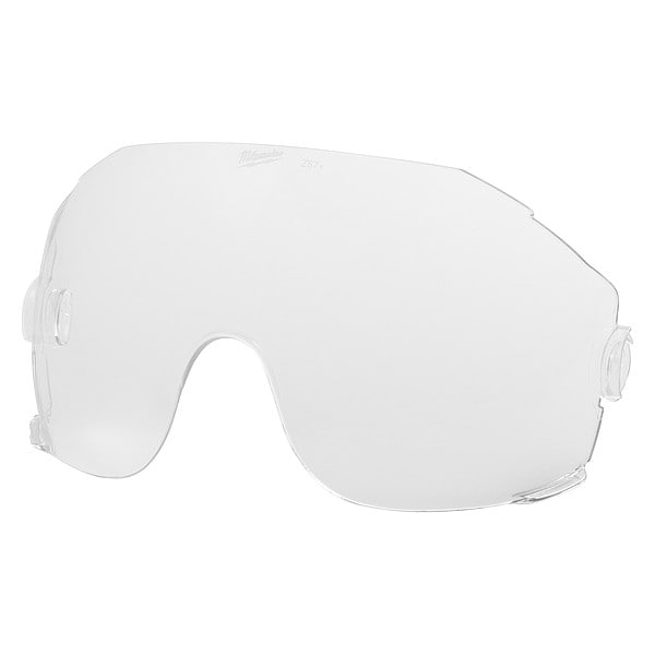 BOLT 5PK Clear Eye Visor Replacement Lenses, 3 in Height, Anti-Fog, Scratch-Resistant Lens, Clear