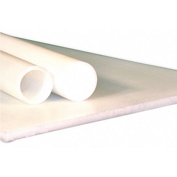 White UHMW-PE Rod Stock 5 ft. L, 1-1/2" Dia.