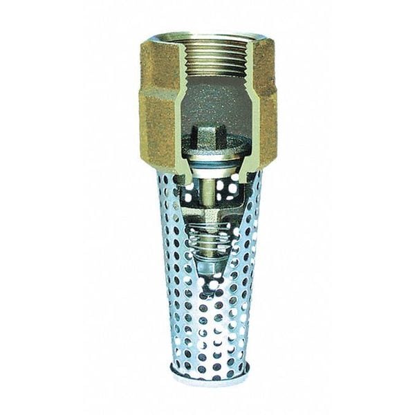 1-1/4" NPT Bronze Foot Valve