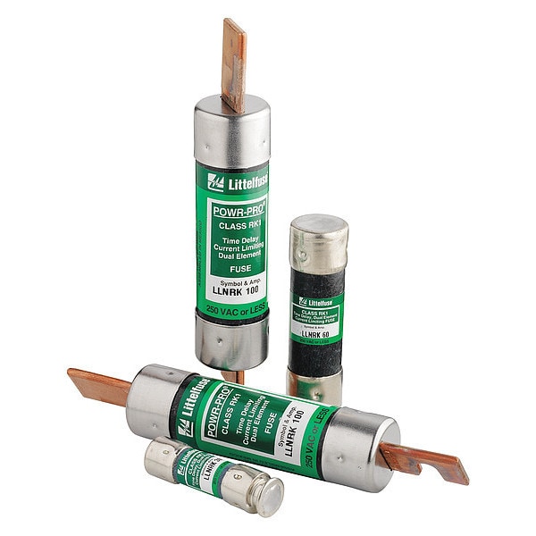 Midget Fuse, Time-Delay, 300A, 250V AC, Non-Indicating, 200kA at 250VAC, 20kA at 125VDC