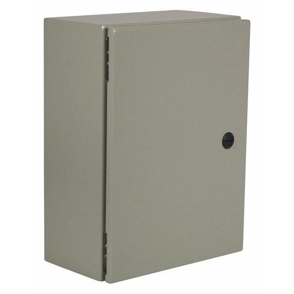 1/4 Turn Latch Electrical Enclosures, 16 in H, 10 in D, 16 in W, 12, 13, 3R, 4, Steel