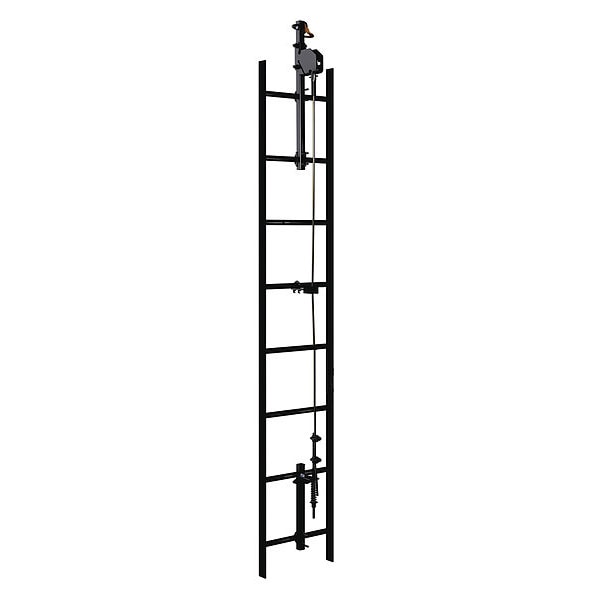 Lad-Saf Cable Vertical Safety System, 30 ft Length, 620 lb Weight Capacity