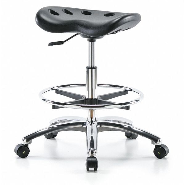 ESD Pneumatic Stool, 300 lb. wt. Cap.