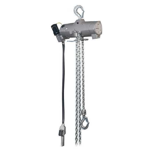 Air Chain Hoist, Pendant, 2000 lb., 10 ft.
