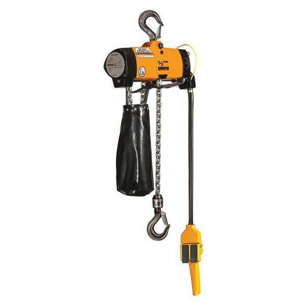 Air Chain Hoist, Pendant, 1000 lb., 15 ft.