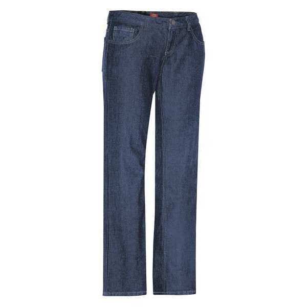 Women's Pocket Jeans, 14, Blue, Cotton