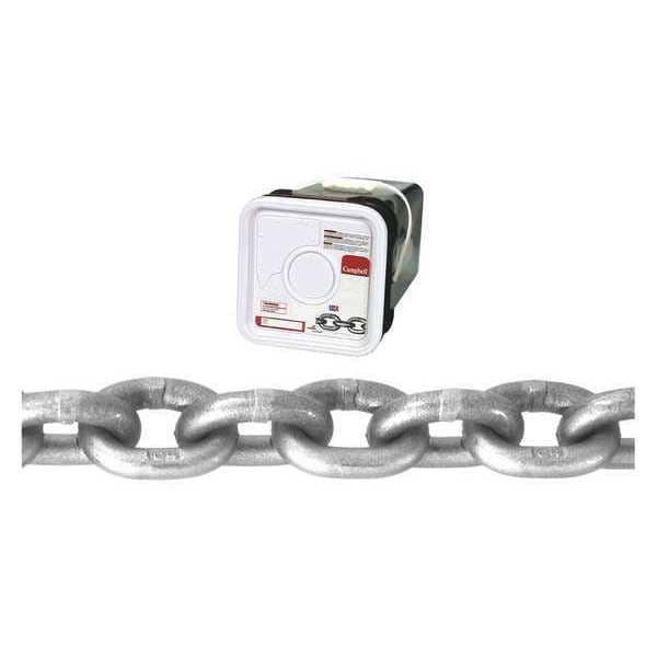 1/4" Grade 43 High Test Chain, Bright, 100' per Square Pail
