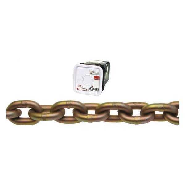 5/16" Grade 70 Transport Chain, Yellow Chromate, 50' per Square Pail