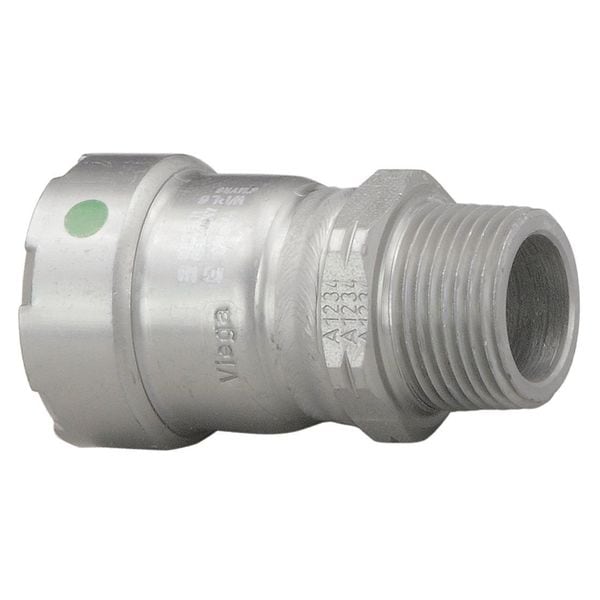 Viega MegaPress adapter, 1-1/2" x 1-1/2"