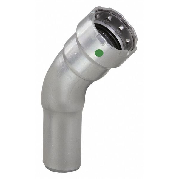 Viega MegaPress 45 street elbow, 1-1/2" x 1-1/2"