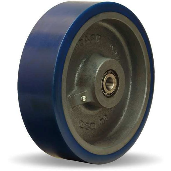 Caster Wheel, Polyurethane, 10 in., 2400 lb