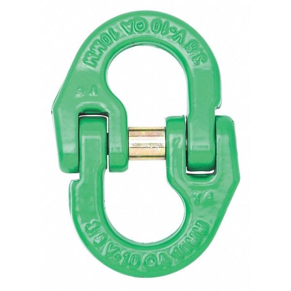 3/8"  Quik-Alloy Coupling Link, Grade 100, Painted Green