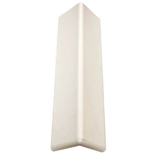 Corner Guard, Textured, Linen White, 90 Deg., 3"W X 48"H