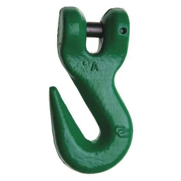 1/2" Quik-Alloy Grab Hook, Grade 100, Painted Green