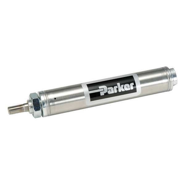 Air Cylinder, 2 in Bore, 2 in Stroke, Round Body Single Acting, Stainless Steel .