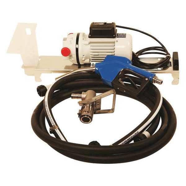Electric Operated Drum Pump, 115VAC, 8 Max. Flow Rate , 1/10 HP, Polypropylene, 3/4" Inlet