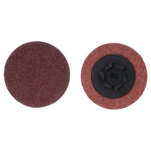 Quick-Change Sand Disc, 2 in Dia, TP, PK100