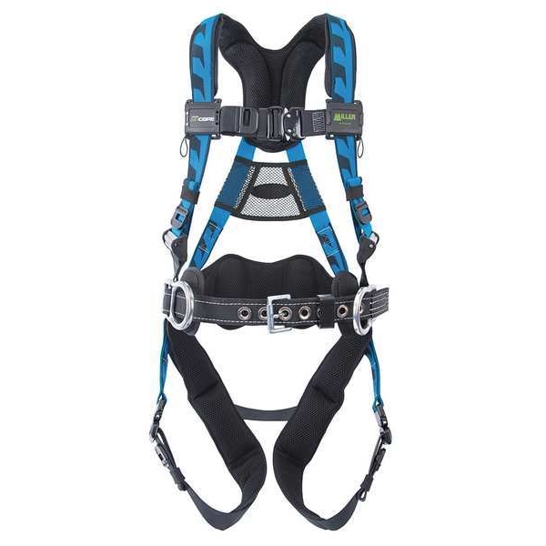 AirCore(TM) Full Body Harness, 2XL/3XL, 400 lb., Quick-Connect Chest/ Quick-Connect Leg Straps