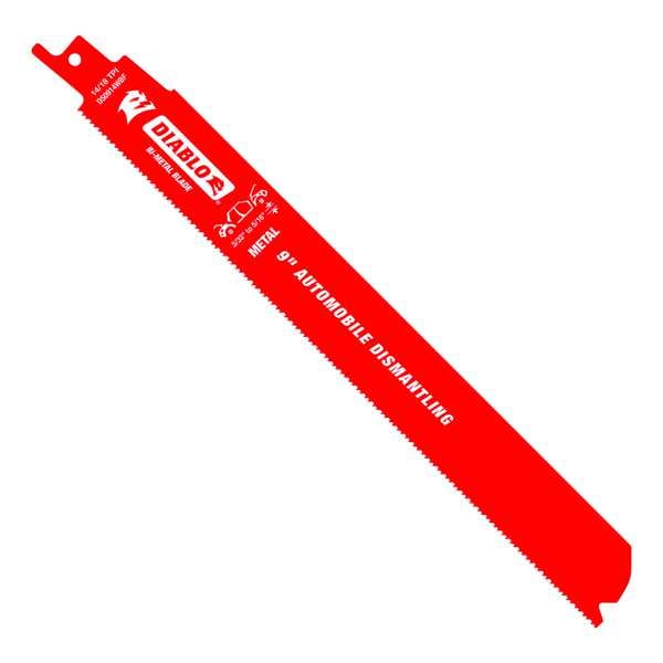 9"L x 14/18 TPI Fire Rescue Coated Reciprocating Saw Blade, 200PK