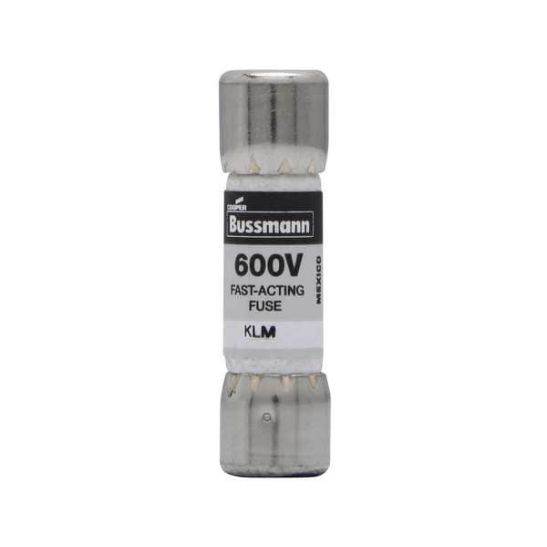 Midget Fuse, Fast-Acting, 3A, 600V AC, Non-Indicating, 100kA at 600V AC, 50kA at 600V DC