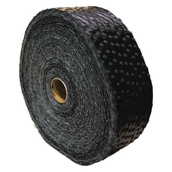 Pavement Marking Tape, Retroreflective Polymer, 120 yd Length, 6 in Width, 1/16 in Height, Black