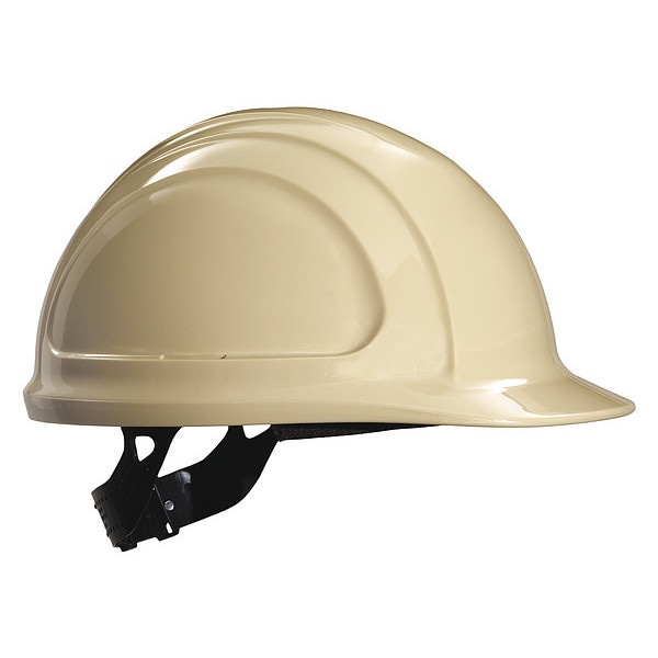 Hard Hat, North Zone, Polyethylene, 4 Point Pinlock, Type 1, Class E, Tan