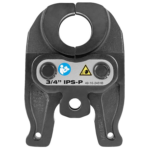 M12 FORCE LOGIC Press Jaw, For 3/4 in Black Iron, Stainless Steel Pipe