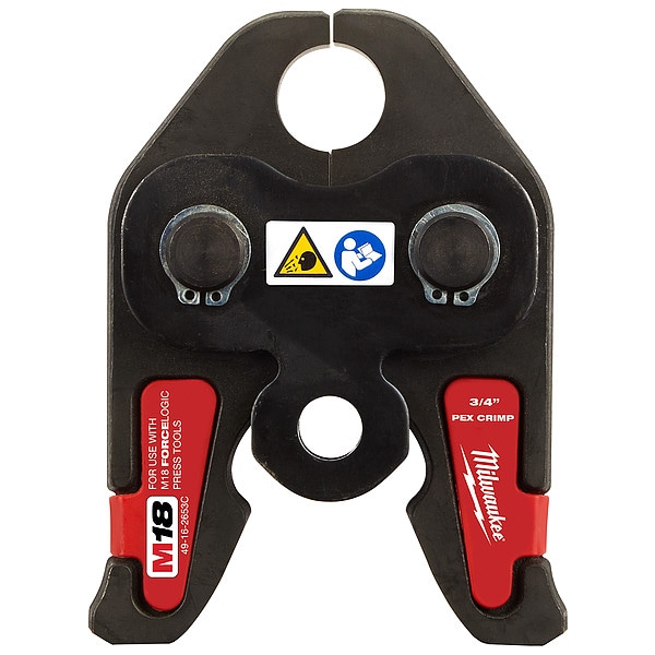M18 FORCE LOGIC PEX Crimp Jaw, For 3/4 in PEX Pipe, 18 V